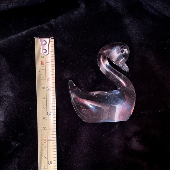 Rare Vintage Lead glass Swan - Picture 2 of 2